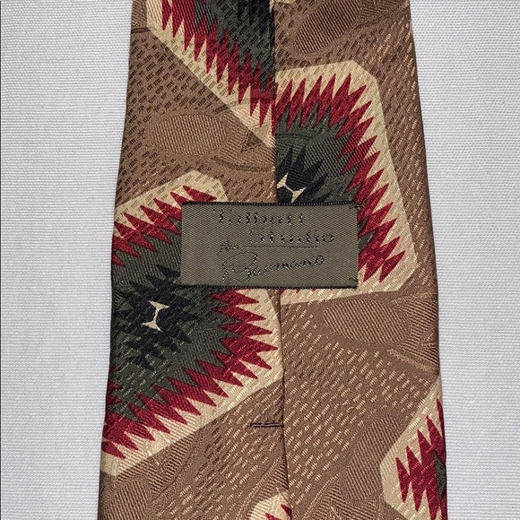 Talbott Studio Patterned Silk Tie NWOT - Picture 4 of 4